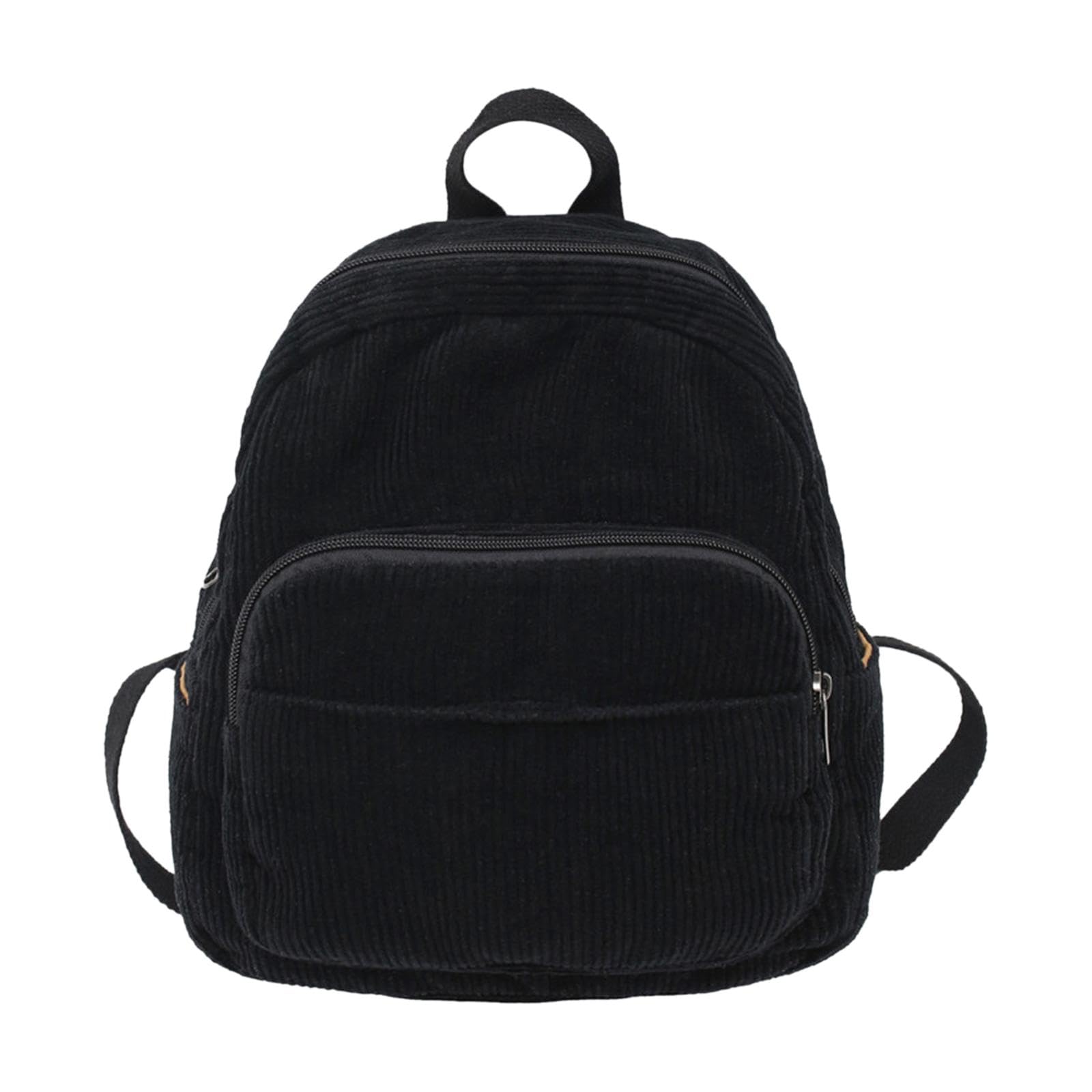 ™ Fashion Backpack for Teen Girls Corduroy Rucksack for Party Shopping Black-image-42