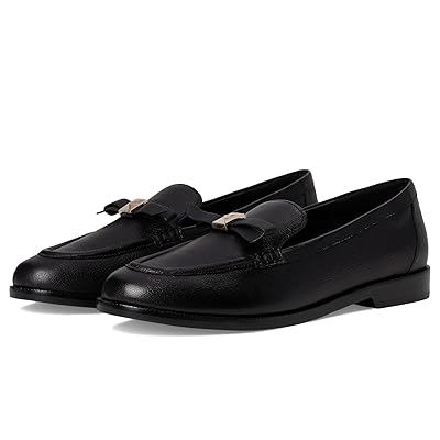 Kate Spade New York Deco Bow Pebbled Leather Loafers Women