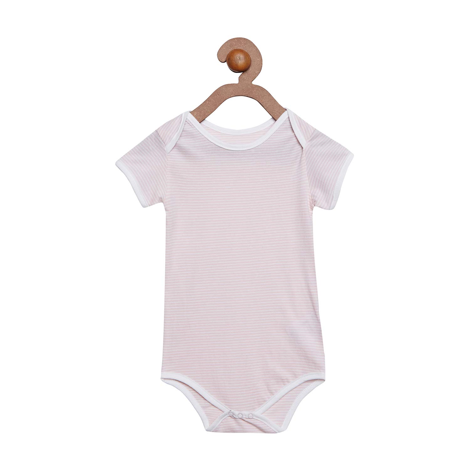 Berrytree Organic Cotton Onesie Pink Stripes