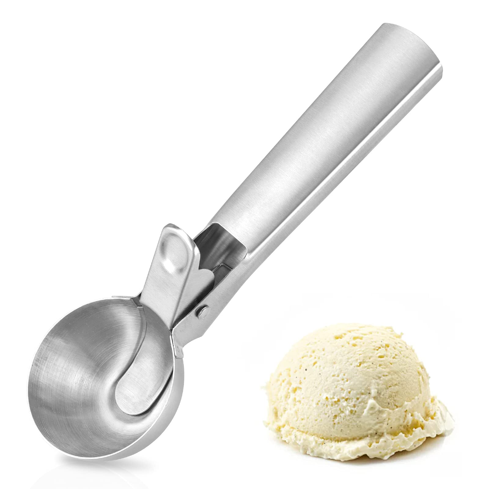 Buy HMBGSFD, Large Ice Cream Scoop, Premium Stainless Steel Ice Cream