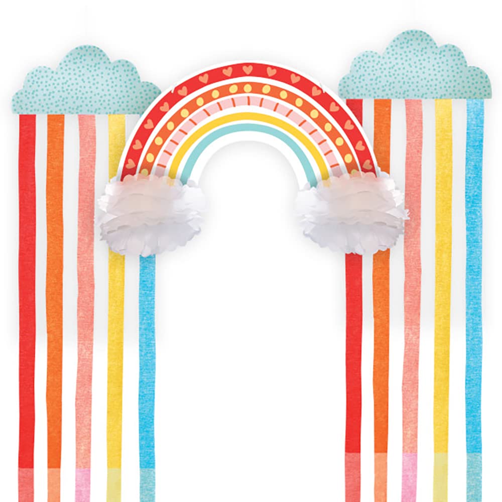 Rainbow and Clouds Hanging Decorating Kit