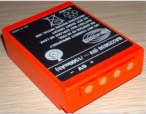 Miniatura 4 de Paquete de 2 batería BA225030 de 6 V 1500 mAh para hbc radiomática ba225030 batería recargable Ni-Mh para camión bomba de control remoto de grúa HBC