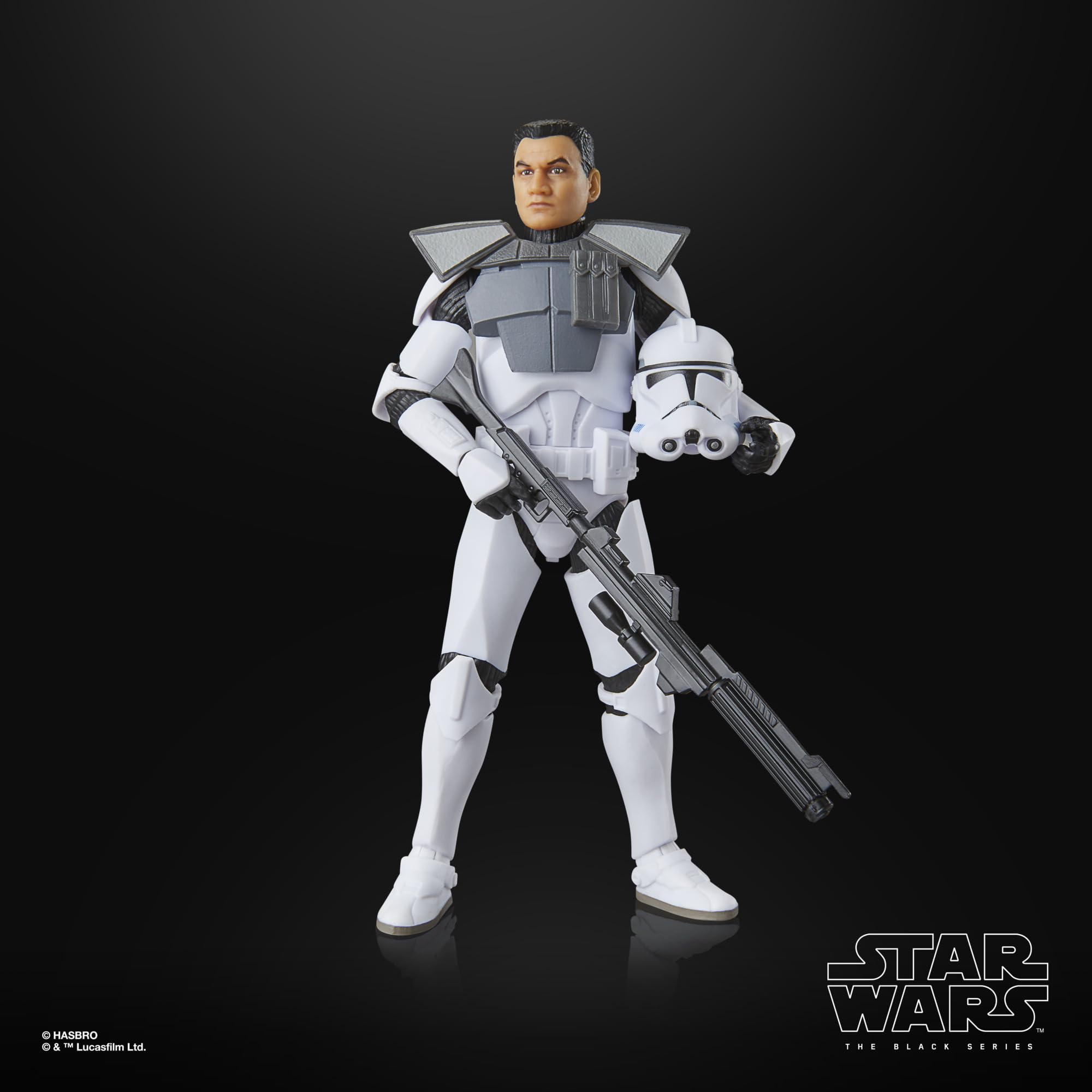 Star Wars The Black Series, Set Clone Trooper, Guerra de los Clones, Figura de acción Premium Coleccionable de 15 cm