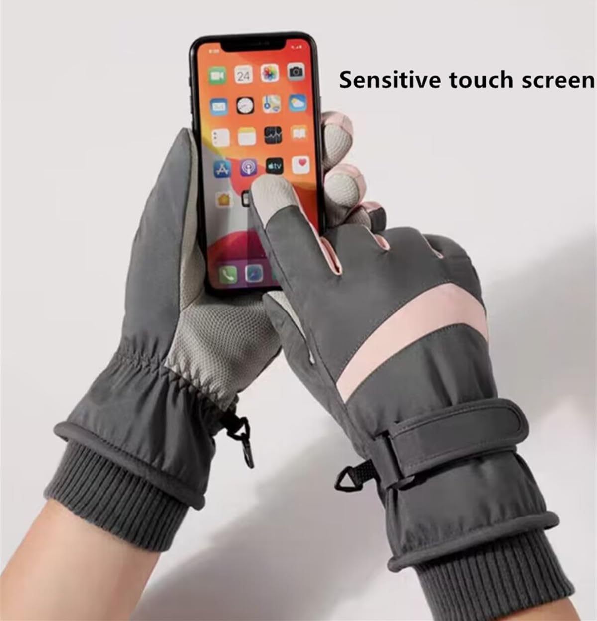 Guanti Da Sci Donna Impermeabili E Touchscreen - Termici, Antivento, Per Neve E Sport Invernali