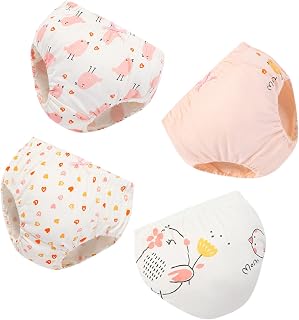 Calzoncillos de algodón para niños pequeños, 4 unidades, color negro