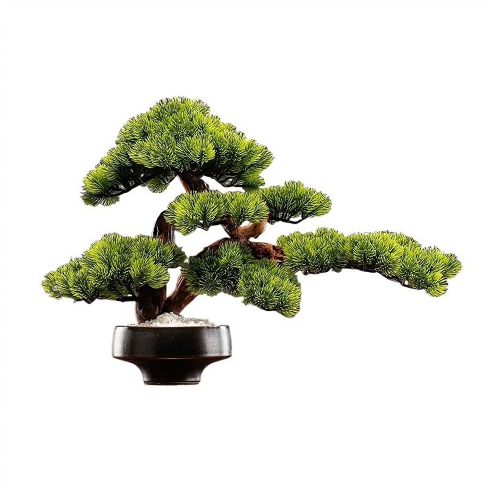 IUokLU Artificial Bonsai Tree Living Room Liquor Cabinet Entryway Cabinet Side Table Ornaments High-grade Artificial Bonsai Hotel Simulation Tree Decoration Artificial Tree