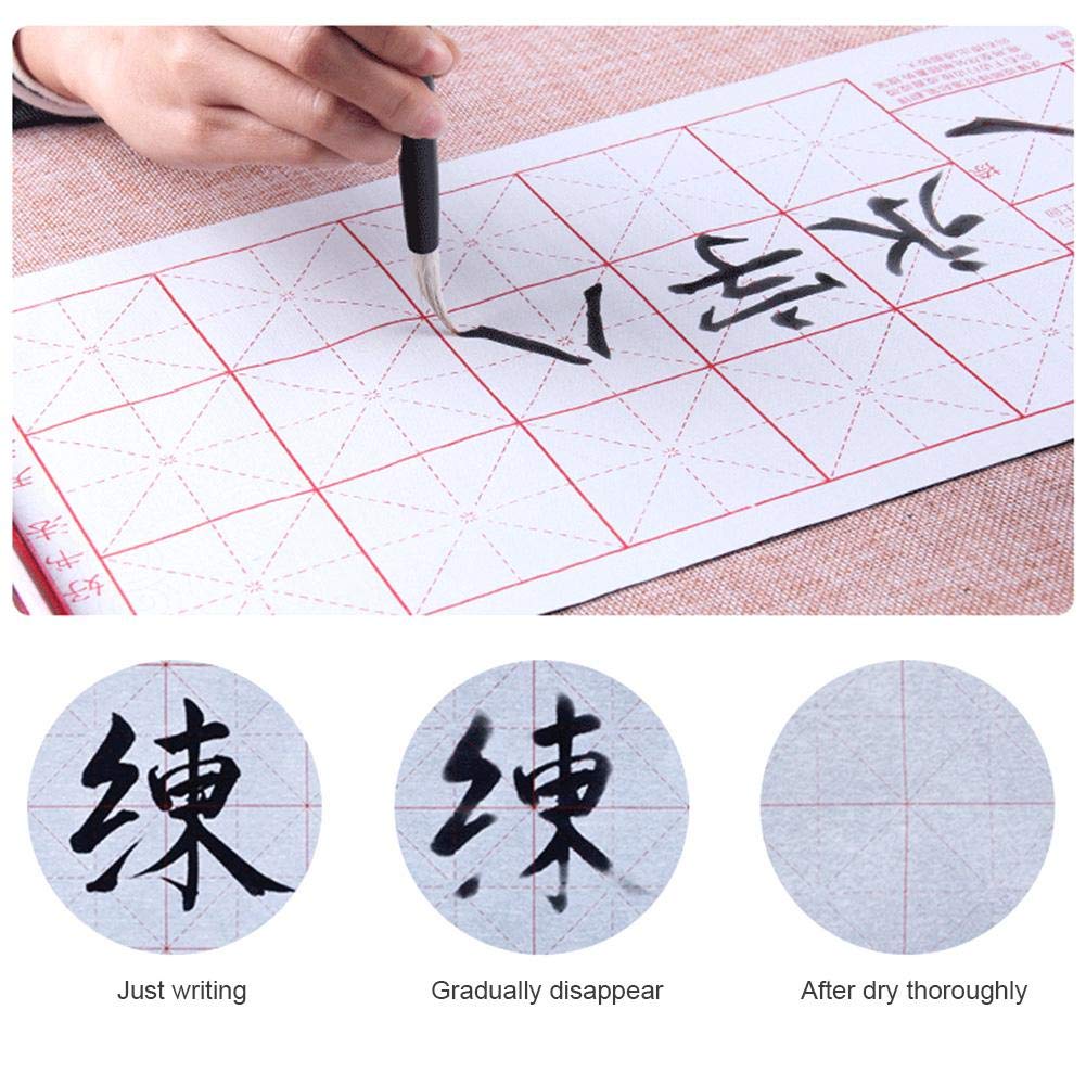 Fydun Ensemble de Calligraphie Traditionnelle Chinoise, avec Stylo Pinceau Kit de boîte à Outils de Papier d'écriture d'encre pour Les débutants en écriture et Peinture