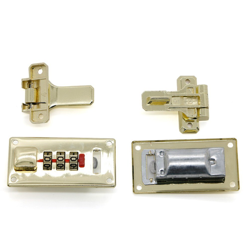 2pcs/set Aluminium Alloy Password Lock replacement luggage Lock For Suitcase pull rod box trunk suitcase password box DIY P088