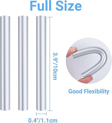 Miniatura 16 de ENPOINT Barras de pegamento caliente de color dorado metálico, tamaño completo, 36 unidades de 4 pulgadas de largo x 0.43 pulgadas de diámetro