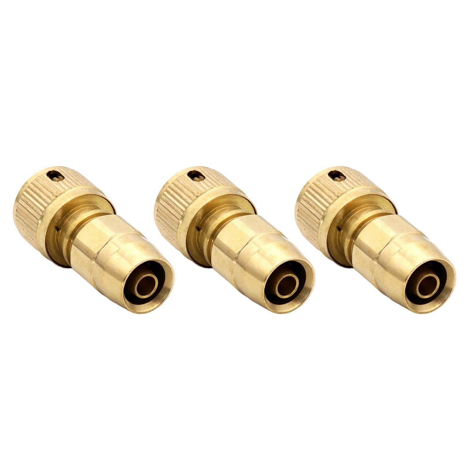 Adaptateur de Tuyau Mâle en Laiton Extensible Lot de 3 pour Nettoyage Terrasse et Jardin