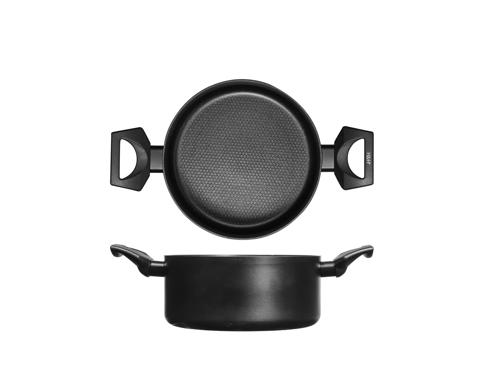 H&h casseruola 2 manici All Blacks cm 20