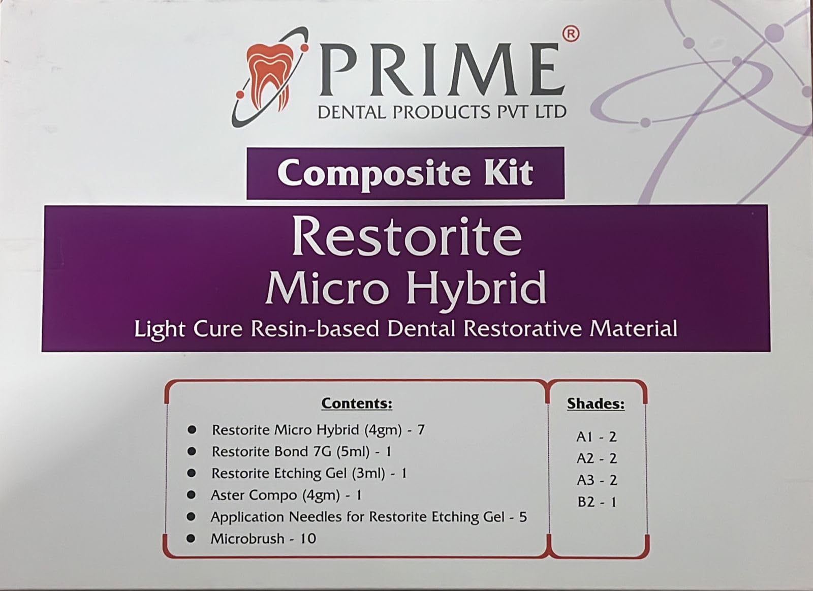 Prime Dental Kit - Restorite Micro Hybrid Kit (Pack of 7)-image-41