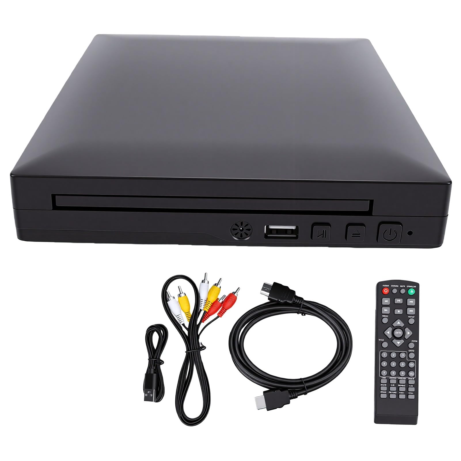 Zunate Odtwarzacz DVD USB, 1080P JPEG MP3 AVI MPG | Wielofunkcyjny z Portem USB do Odtwarzania w Kinie Domowym DVD CD VCD SVCD Regiony 1 - 6