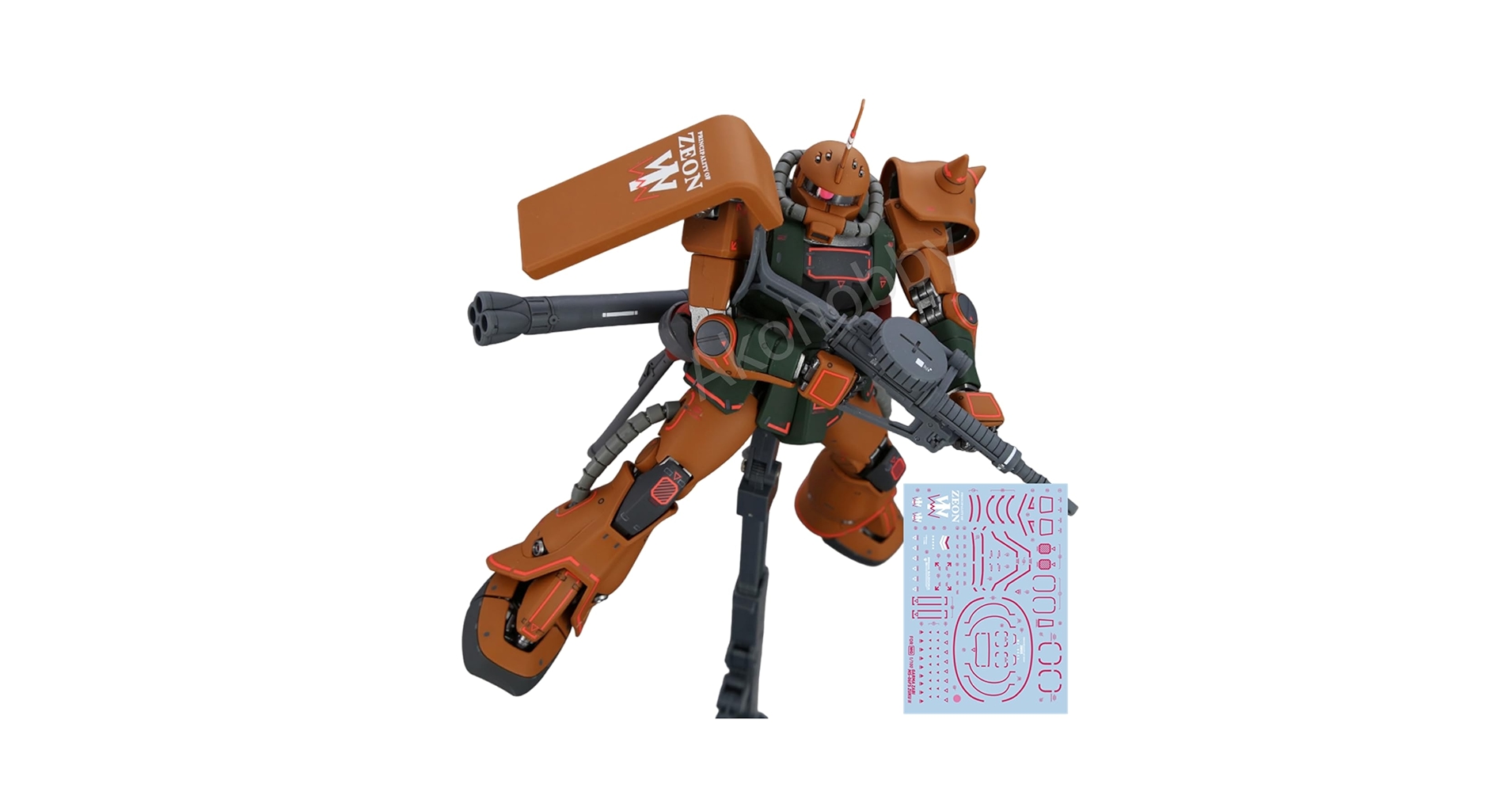 Amazon | MG ガルマ・ザビ 専用 ザクII MS-06FS II 1/100 蛍光