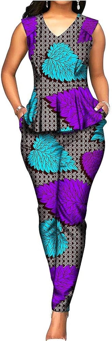 african 2 pieces dress