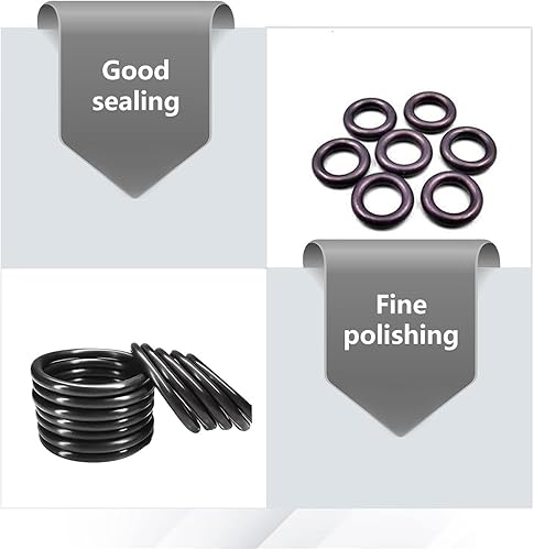 Miniatura 4 de 100 anillos de sellado para automóvil, impermeable, de goma de nitrilo suave, repuesto para automóvil, tapón de drenaje de aceite universal duradero