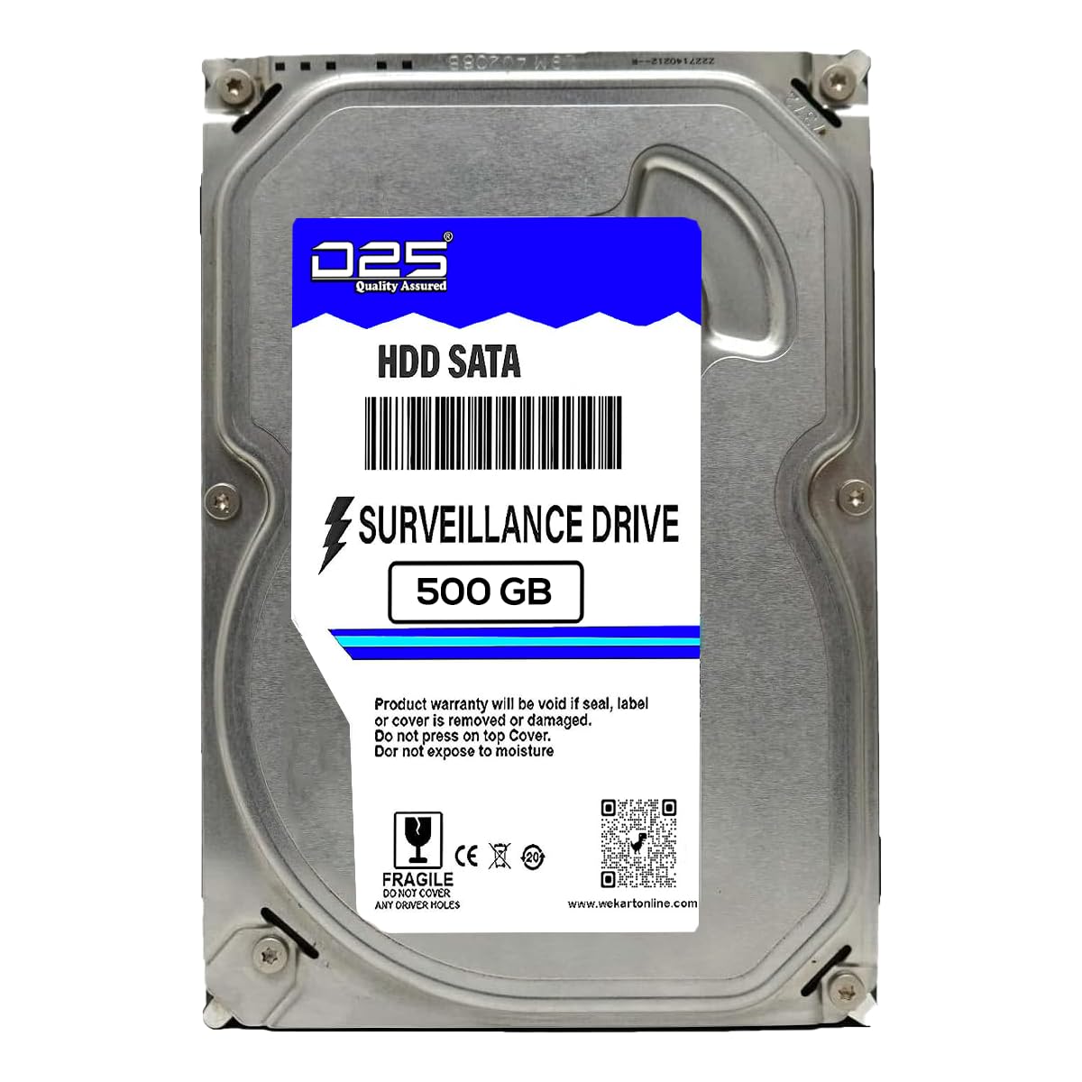 Amazon.in: Buy D25 Video 500GB Hard Disk for All 4 Channel, 8