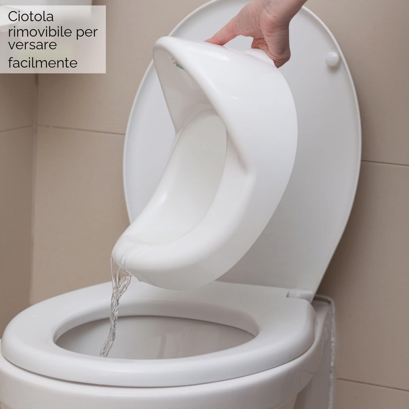 BABYLON Vasino per bambini Duet Vasino per bambini wc, colore: grigio