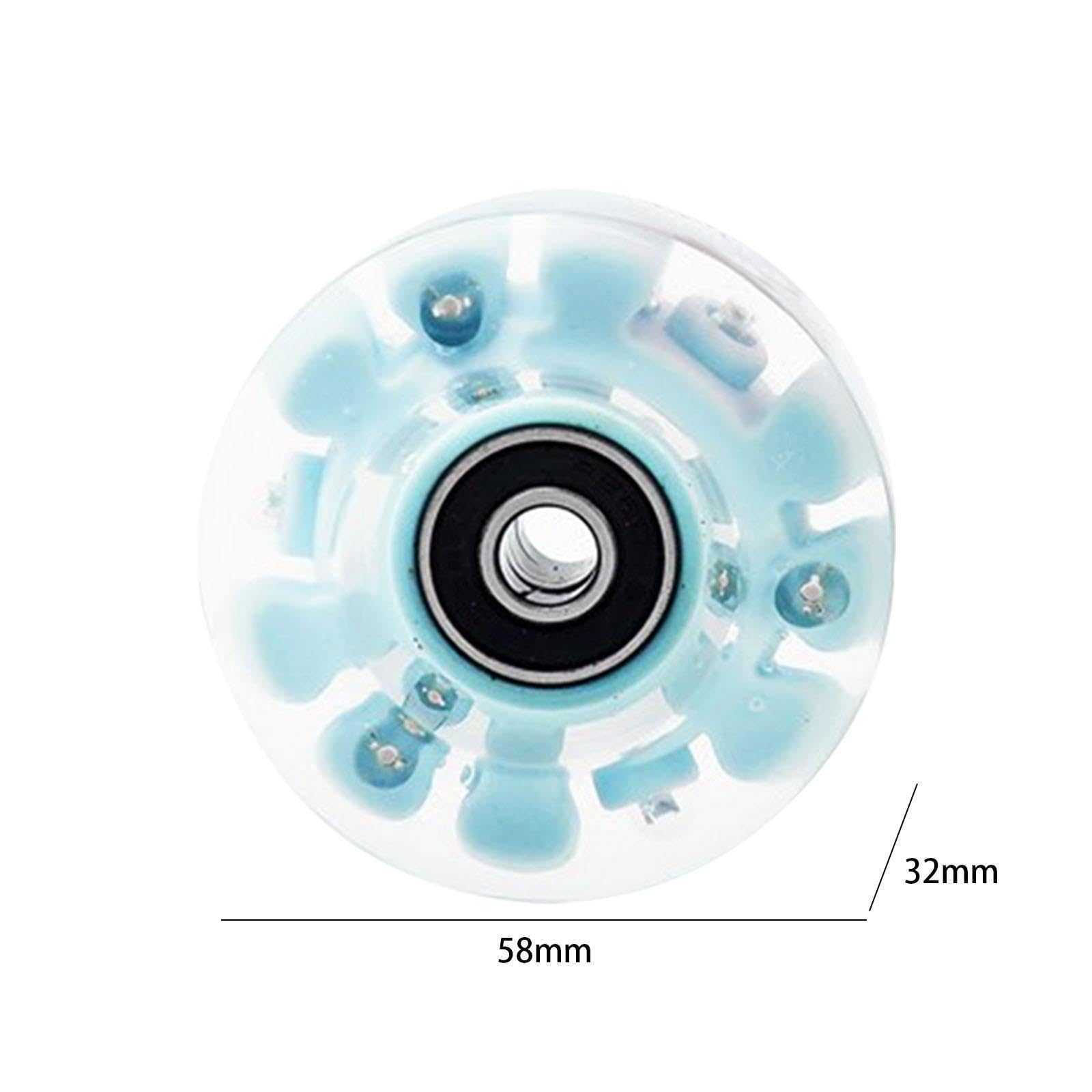 Las Ruedas Luminosas para patineta de,Azul,Diámetro 58 mm