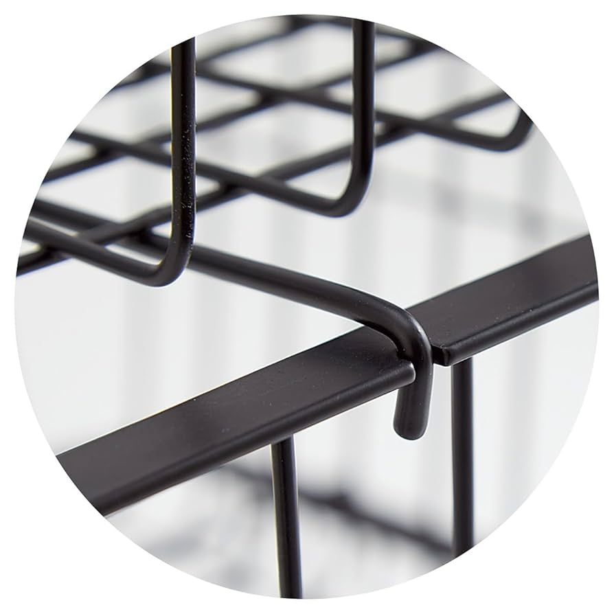 Amazon.co.jp: 【廃番】スタッキングワイヤーラック ブラック 3