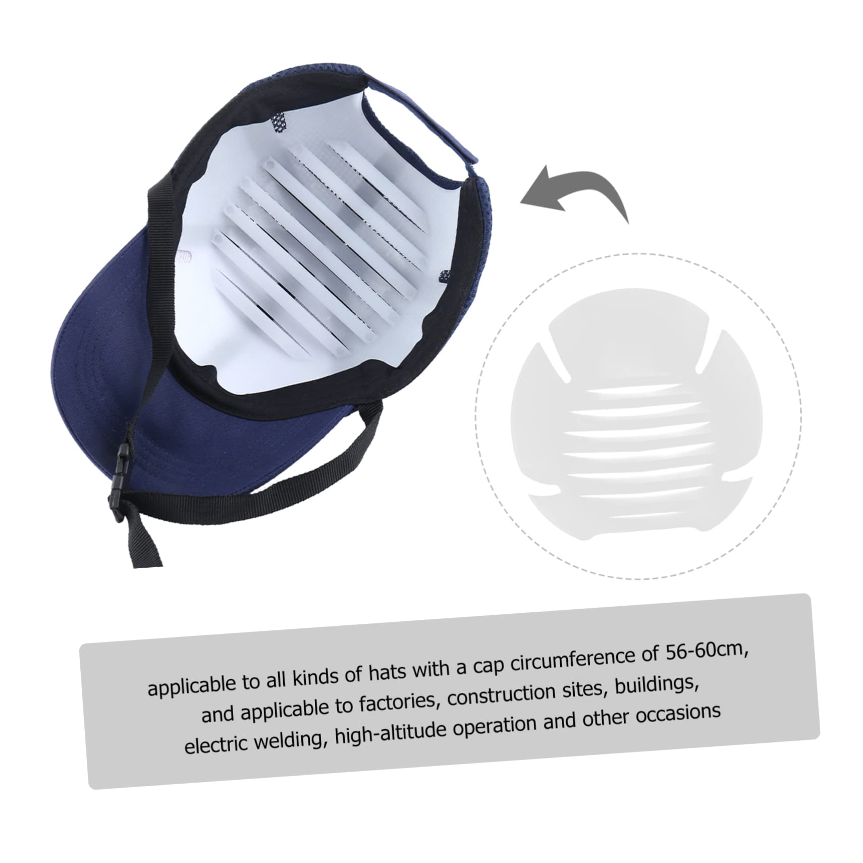 DOITOOL 3piezas Casco De Seguridad Transpirable Para Trabajadores Protección Anticolisión Aberturas De Ventilación Para Construcción y Actividades Al Aire
