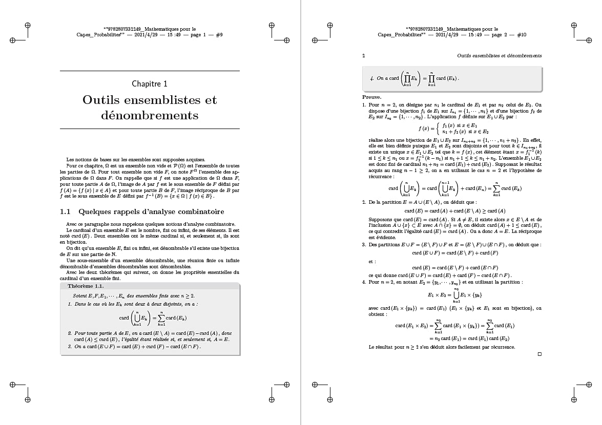 Mathématiques pour le Capes. Probabilités: Cours complet avec 200 exercices et problèmes corrigés
