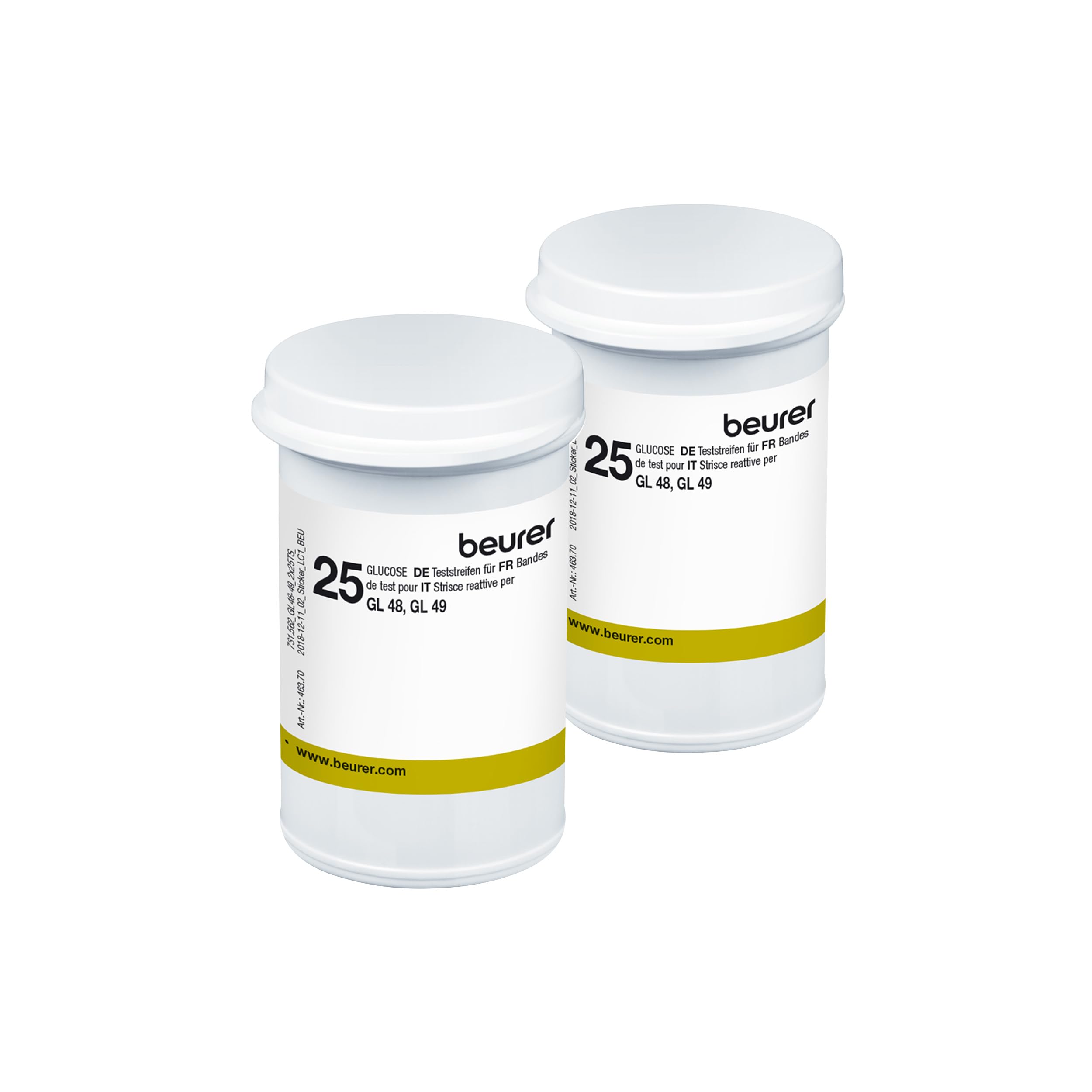 BEURER Strisce Reattive per la Glicemia per Glucometri Gl 48 e Gl 49, 50 Pezzi