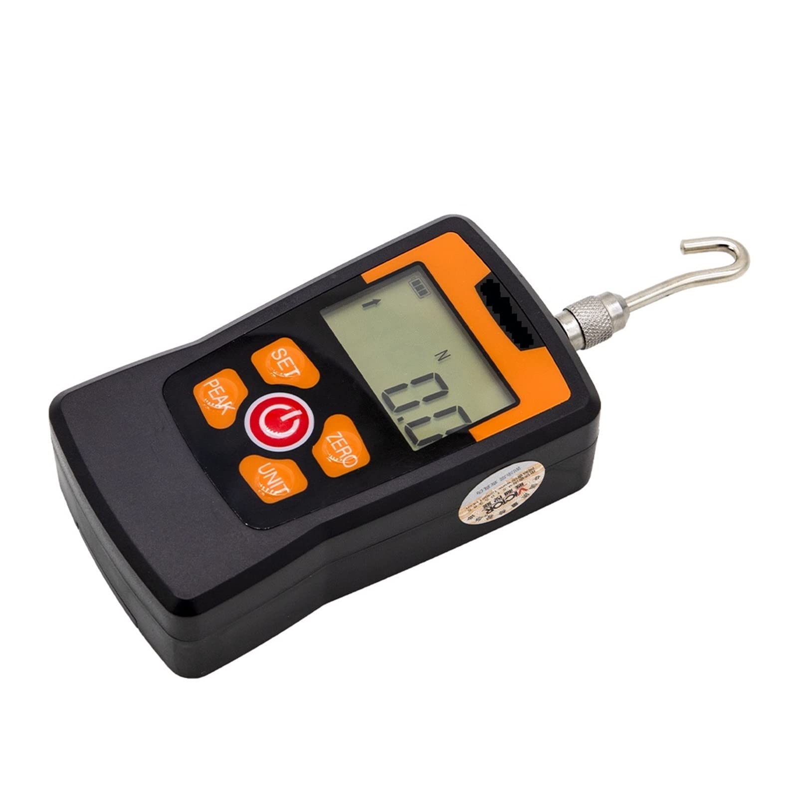 Medidor de fuerza digital resorte Push Push Gause Push Push Pule Probador Medición del instrumento Dinamómetro de instrumentos 500N Equipo de prueba de fuerza - Herramientas de medición(500N)