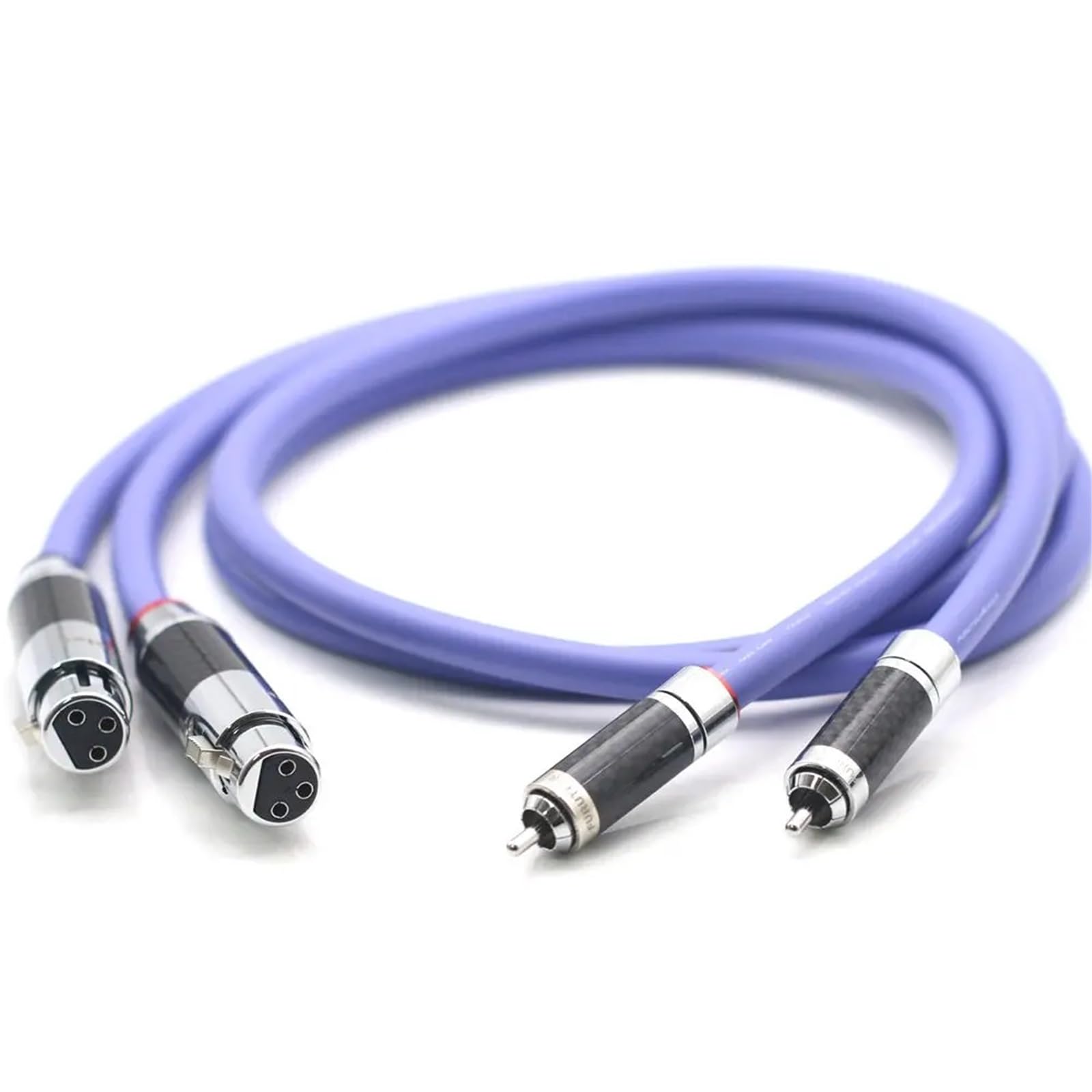 Cavo audio HiFi Cavo bilanciato XLR 2RCA a 2RCA Cavo segnale HI-END con 102(XLR female to RCA,2m)