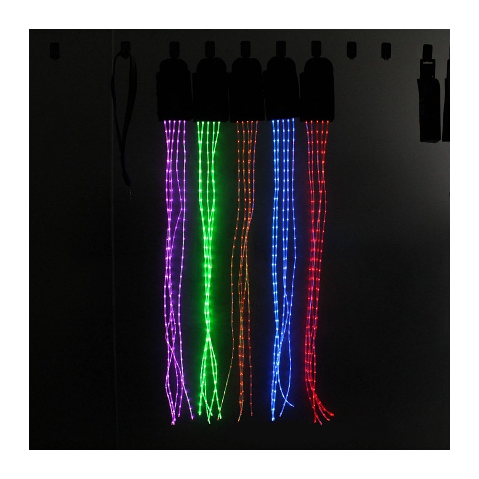 100 cm USB Akumulator Tylne Światła LED, Migające Szelki Do Jazdy Nocnej, Lekki sprzęt do sportów jeździeckich