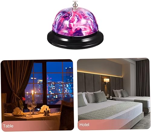 Miniatura 8 de EXCEART Campana de emergencia, campanilla de comedor, campana de anillo de cena, campana de aula para profesores, campanilla de mano de Papá Noel,