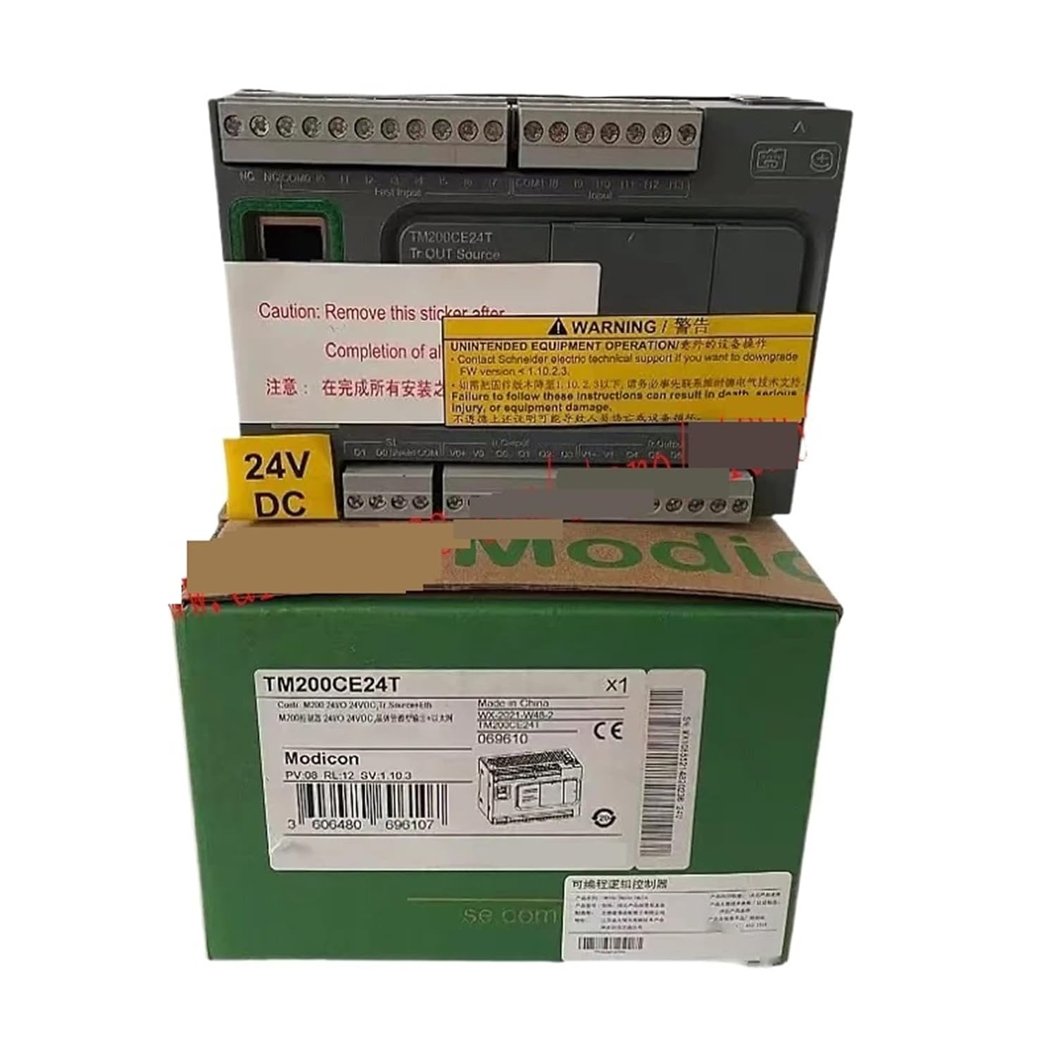 1pcs TM200CE24R TM200CE24T TM200CE24U TM200CE32R TM200CE40R TM200CE40T TM200CE40U PLC Module programmable Logic Controller(TM200CE24U)