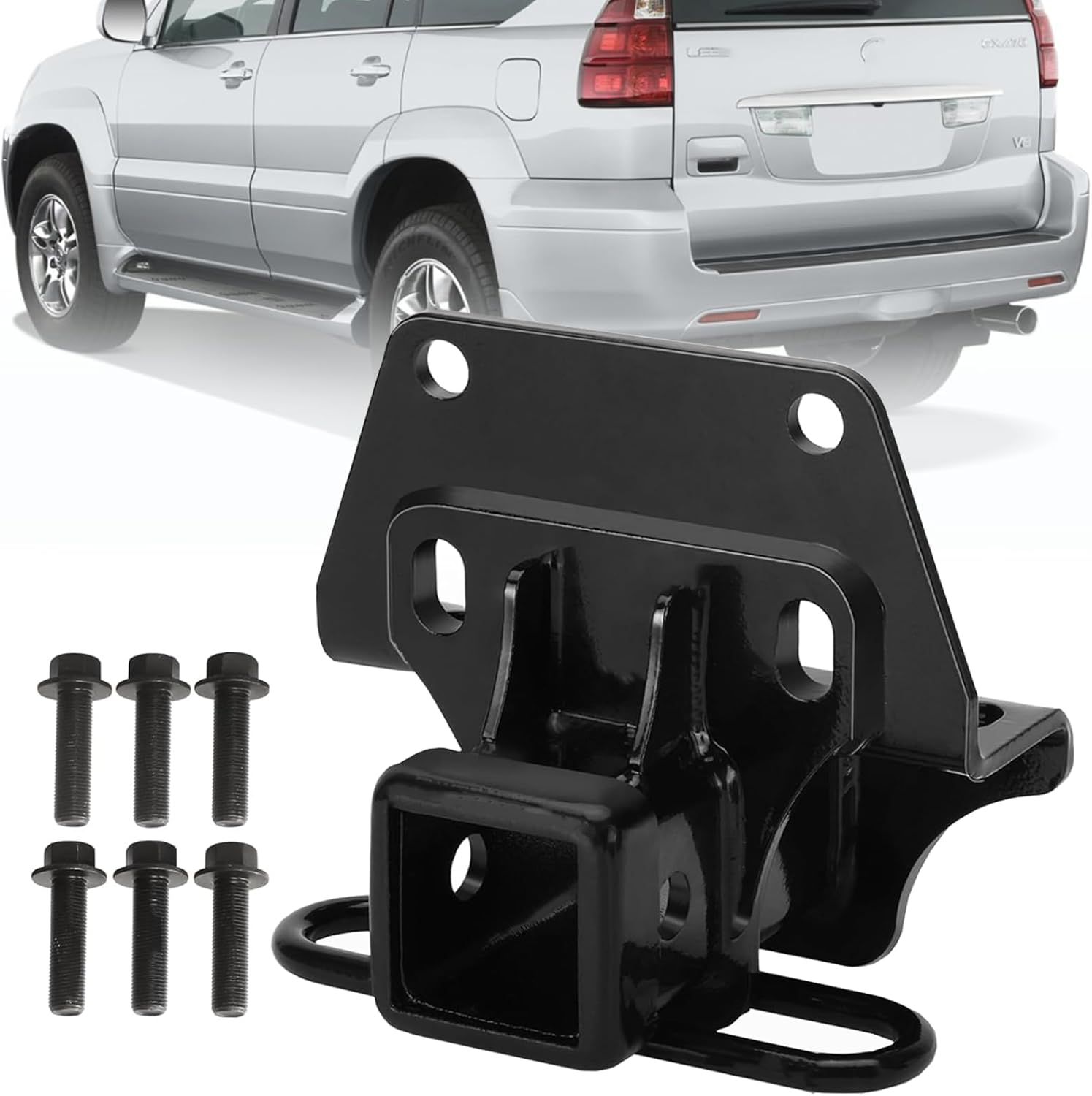 2 Inch Trailer Hitch Receiver Compatible with Lexus GX470 (2003-2009) and Toyota 4Runner (2003~2022),GX470 Tow Hitch Has Standard 2" Receiver