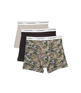 Calvin Klein Boys' Little Modern Cotton Assorted Briefs Underwear 3 Pack