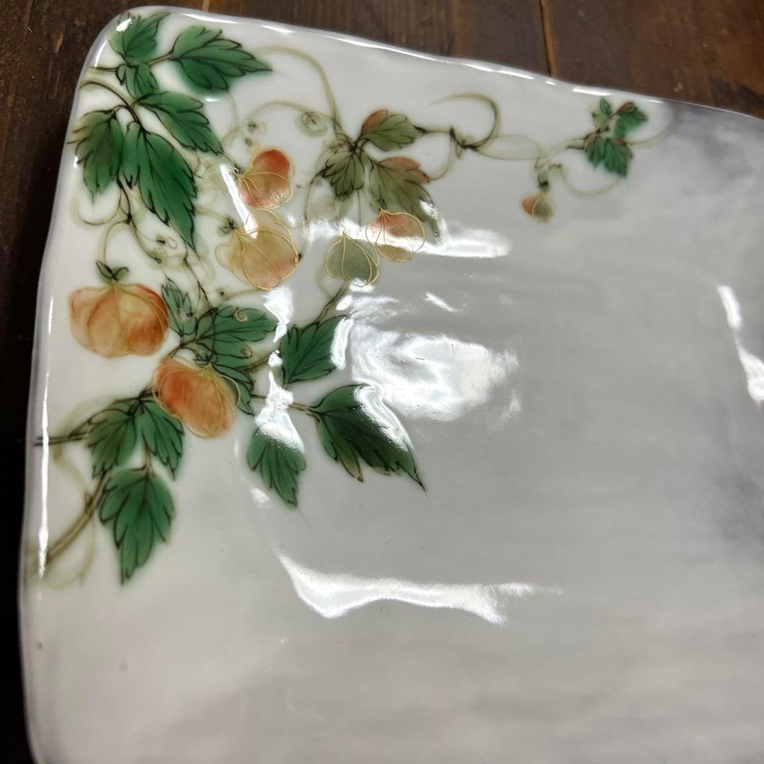 M8547 陶あん 京焼 清水焼 長角皿 M8547 陶あん 京焼 清水焼 長角皿