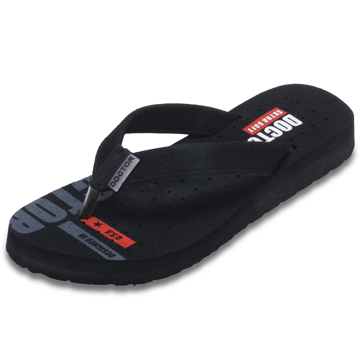DOCTOR EXTRA SOFT Womens Care Orthopaedic and Diabetic Super Comfort Dr Sliders Flipflops and House Slippers for Women’s and Girl’s Womens-D-21-Black-3UK (B0B8T7X4G3) Amazon Price History, Amazon Price Tracker