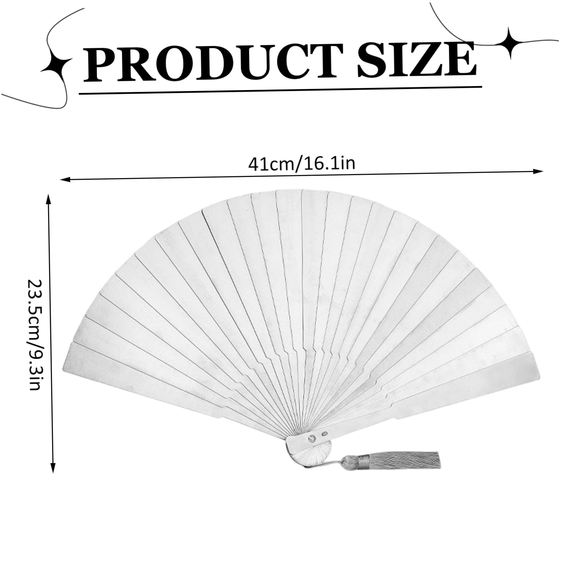 Ventagli pieghevoli portatili, ventaglio manuale in metallo Ventaglio pieghevole in acciaio inossidabile stile cinese, design retrò portatile per l'uso quotidiano