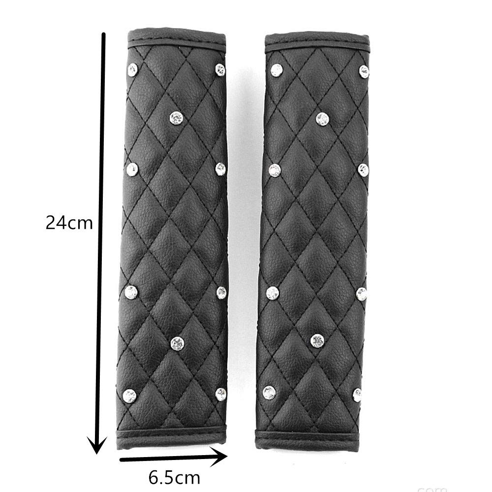 Housses De Ceinture De Sécurité Bling Avec Strass, épaulettes De