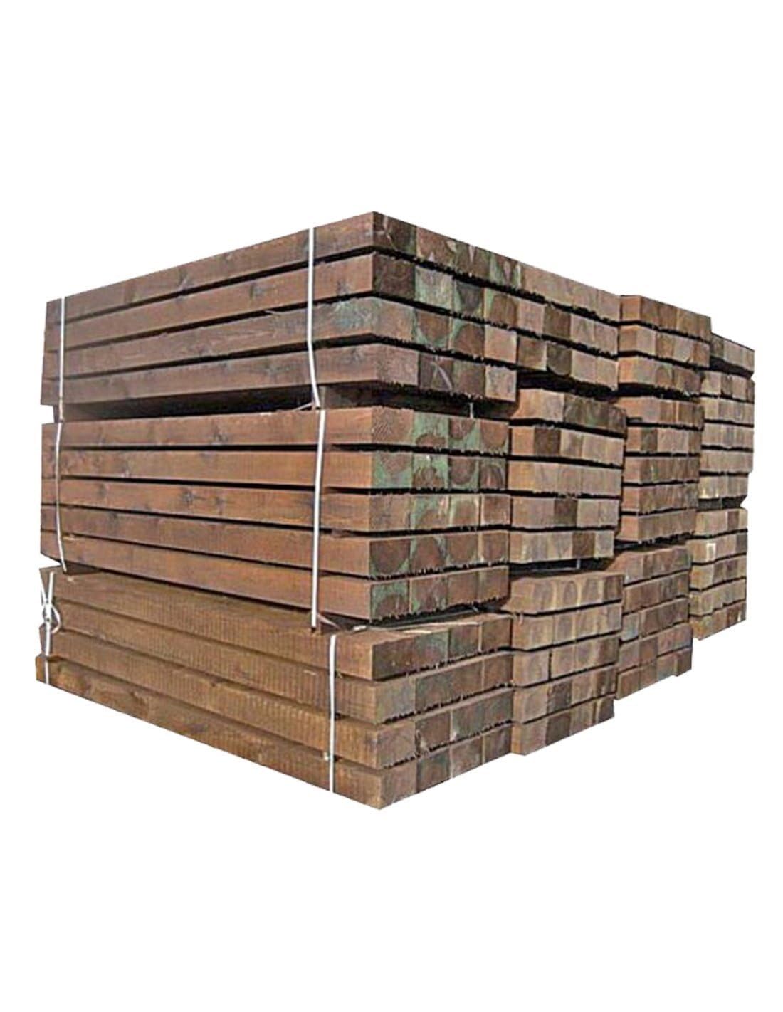 Faura - Traviesas de Madera tratada | Varias Medidas | Seleccione | Precio por Unidad | 20x10x120 cm. -