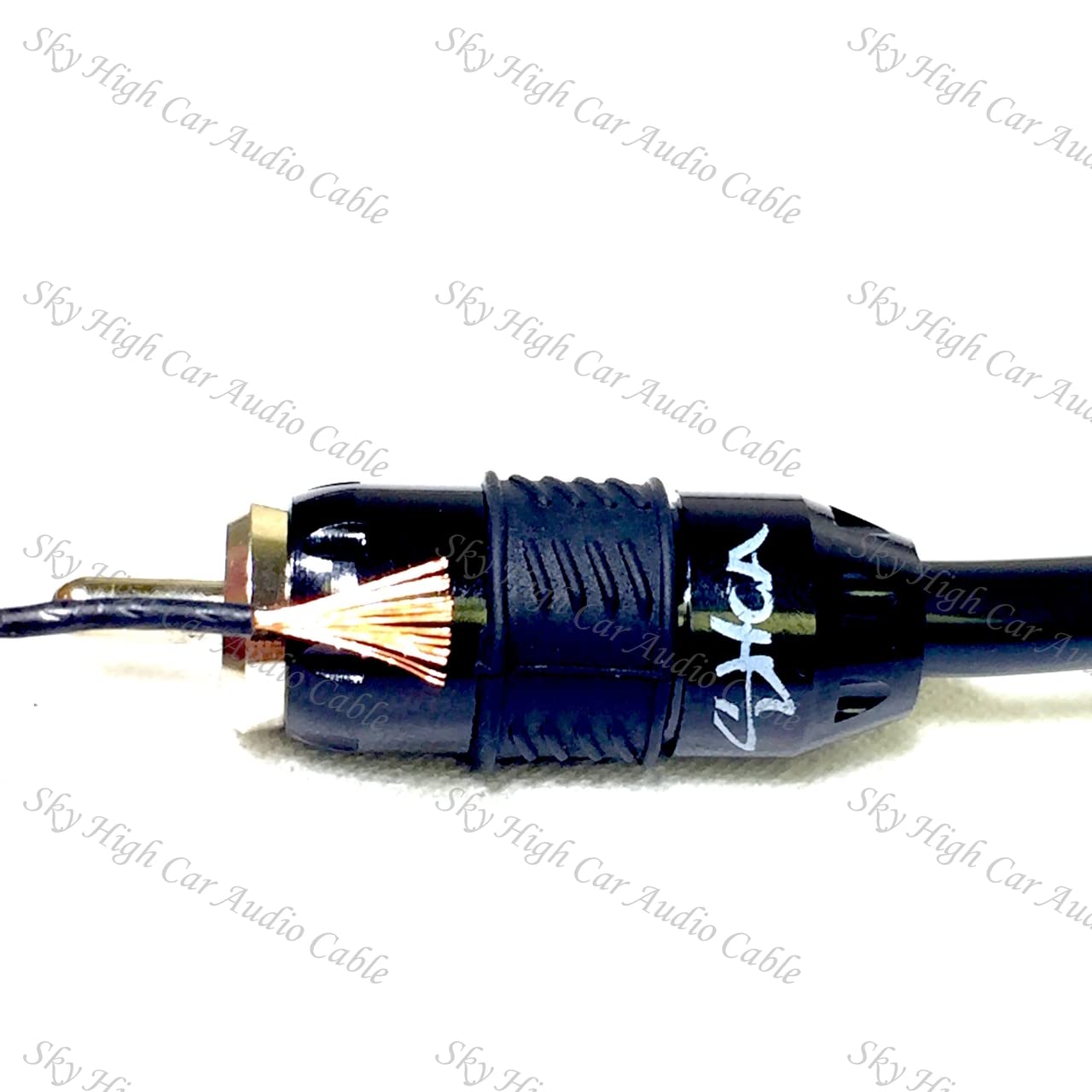 Sky High Car Audio Cable RCA de 2 canales de alta calidad - 12 pies