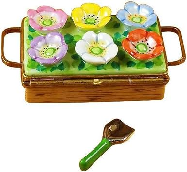 LIMOGES BOUTIQUE FINE FRENCH PORCELAIN Flower with Spade