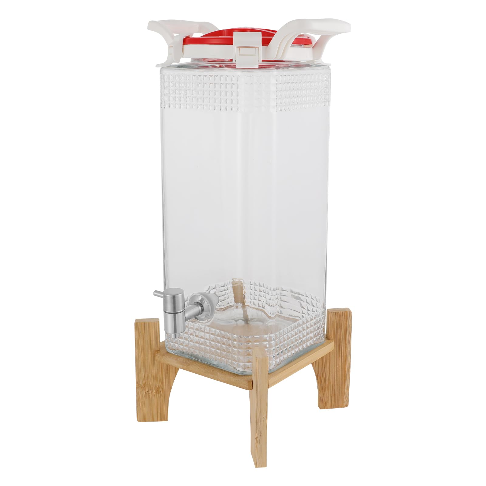 Dispenser per bevande, dispenser per succhi con supporto e rubinetto per buffet, hotel, ristoranti, capacità: 10 kg