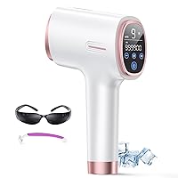 Epilatore Luce Pulsata IPL con Funzione di Raffreddamento, Schermo tattile LCD