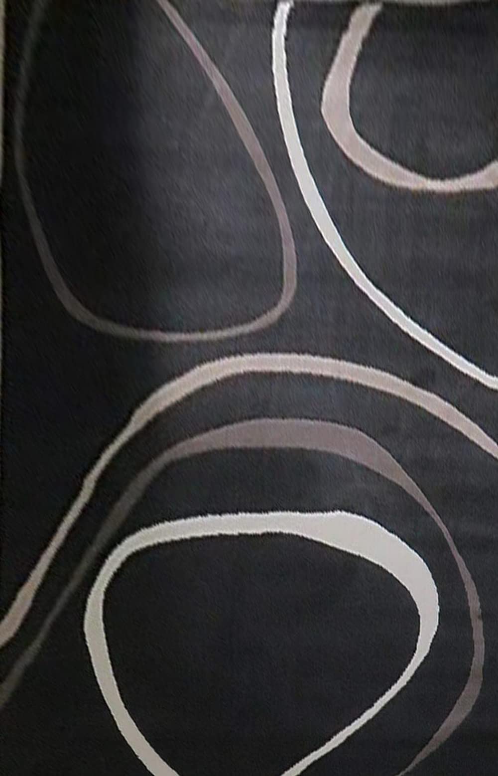 Aspect Furniture Patina Modern Rug With Swirl/wave PatternBrown from B&Q