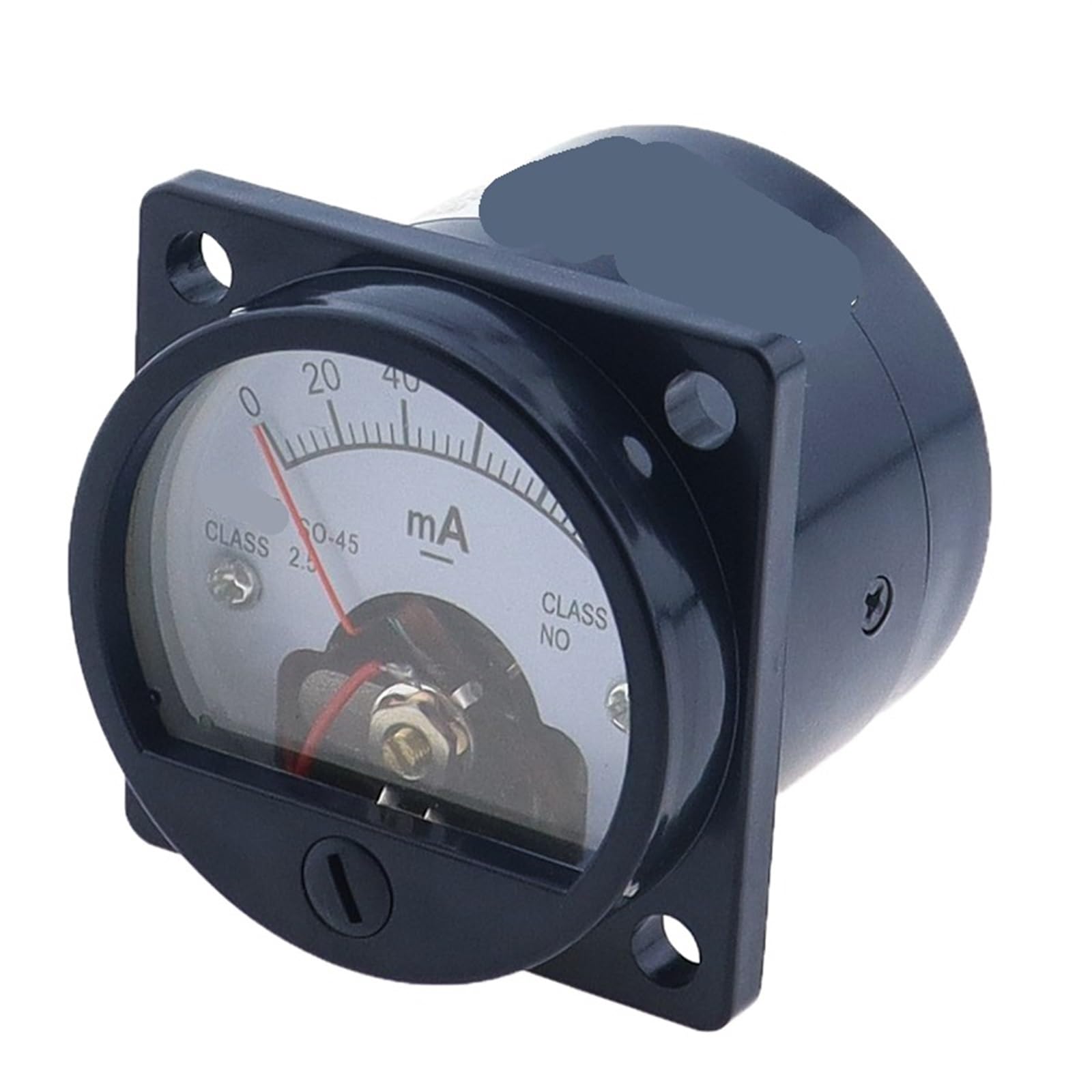 SO-45 DC MA Amperemeter Zeiger Analog Rund Marine Kunststoff Instrument Messung Aktuelle Werkzeuge 1Pcs(200mA)