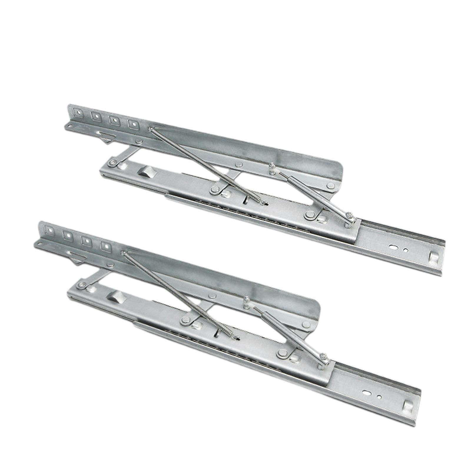 AMSLSIU Telescopic Dining Table Slide Rail Adjustable Heavy Duty Features Smooth for Various Dining Needs Table Slide Lifting Rail Hinge Extendable