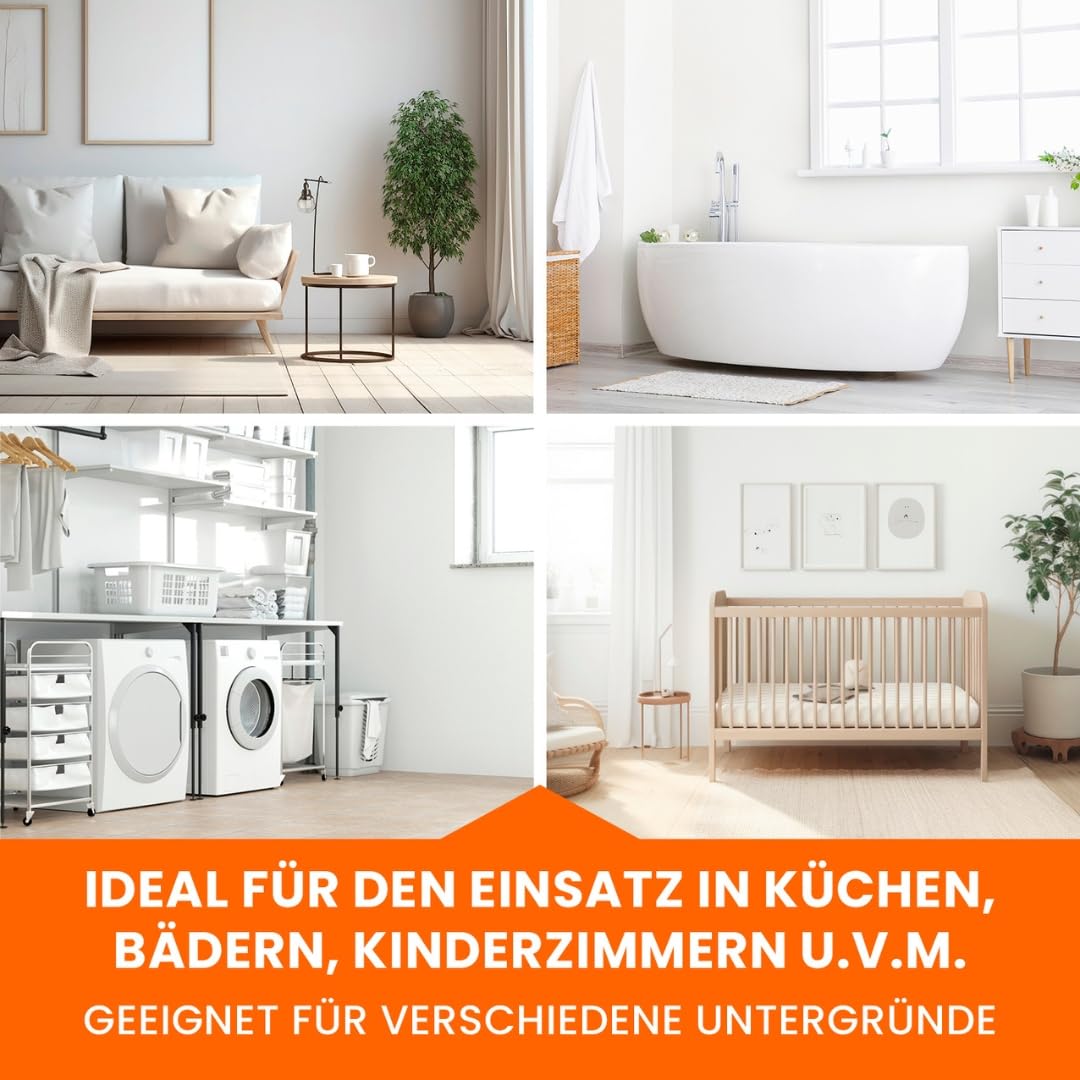 Tonis SCHIMMELSCHOCK Anti-Schimmel-Farbe 4,5 Liter | Effektive antimikrobielle Sofortwirkung, desinfizierende Wandfarbe für ca. 18 m², Schimmel-Stopp aus: Die Höhle der Löwen [weiss, abtönbar]