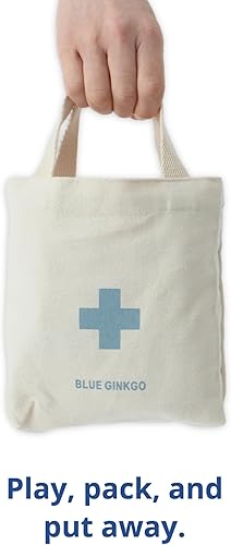 Miniatura 3 de BLUE GINKGO Kit médico para niños pequeños  10 piezas de silicona para niños pequeños (con bolsa)  Kits médicos de juguete duradero, juego de