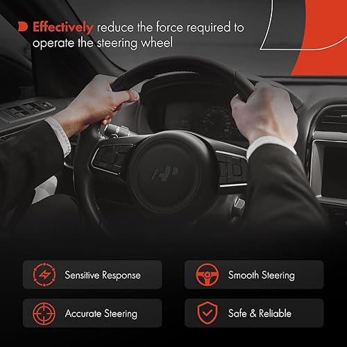 Miniatura 6 de A-Premium Bomba de dirección asistida con polea y sensor compatible con Hyundai Genesis Coupe 2013-2016, 3.8L, repuesto # 21-671, 571002M400