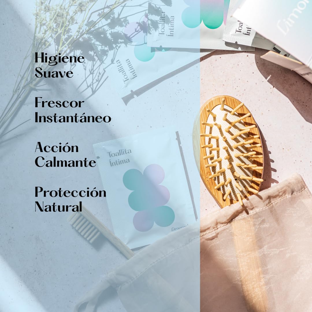 Salviette intime monodose per l'igiene personale, pulizia delicata e fresca, senza risciacquo, con estratto di camomilla e olio di tea tree, senza parabeni, 50 pezzi